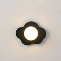 Iron Flower Glass Living Wall Lamp