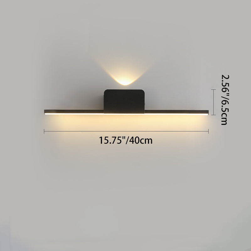 Aluminum Linear Silicone Strip Wall Lamp