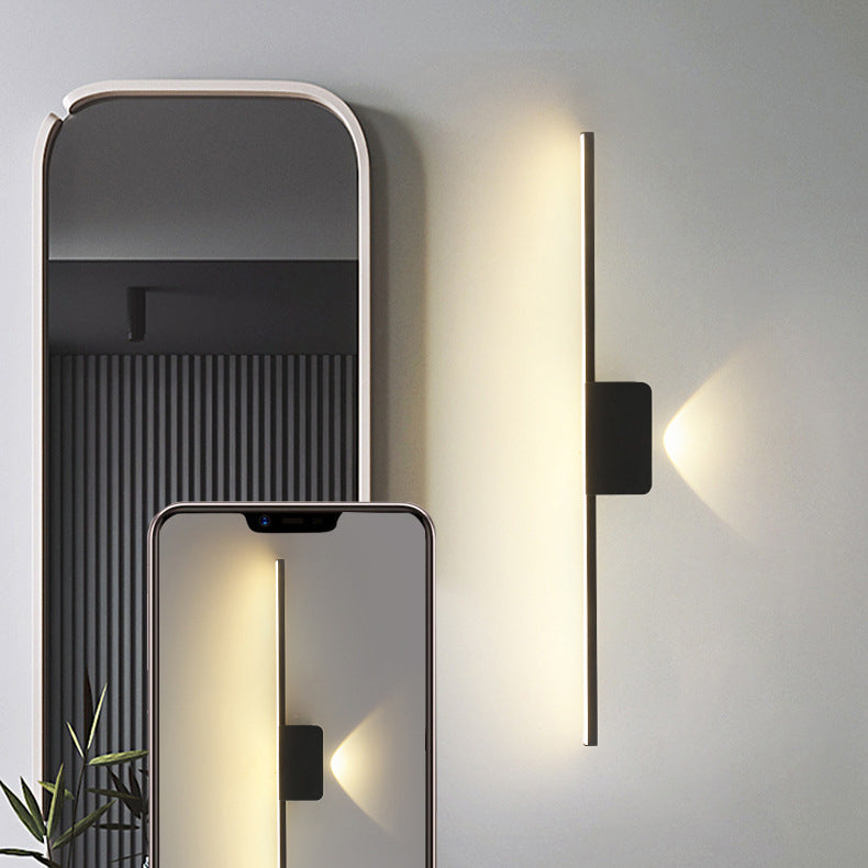 Aluminum Linear Silicone Strip Wall Lamp