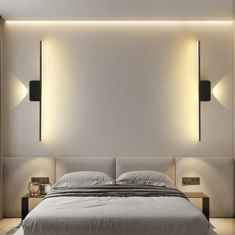 Aluminum Linear Silicone Strip Wall Lamp