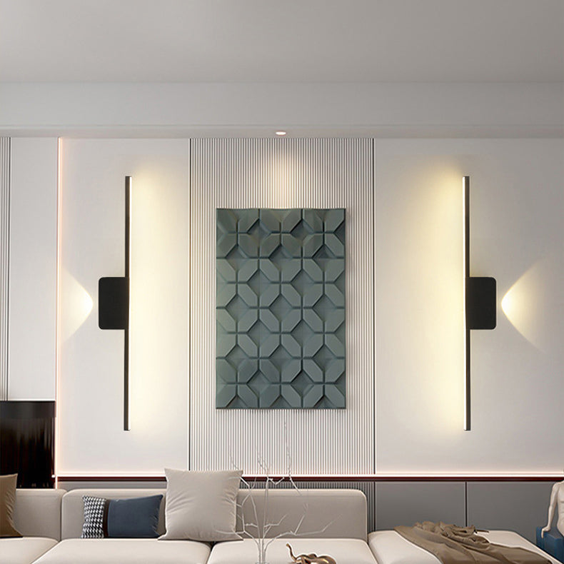 Aluminum Linear Silicone Strip Wall Lamp