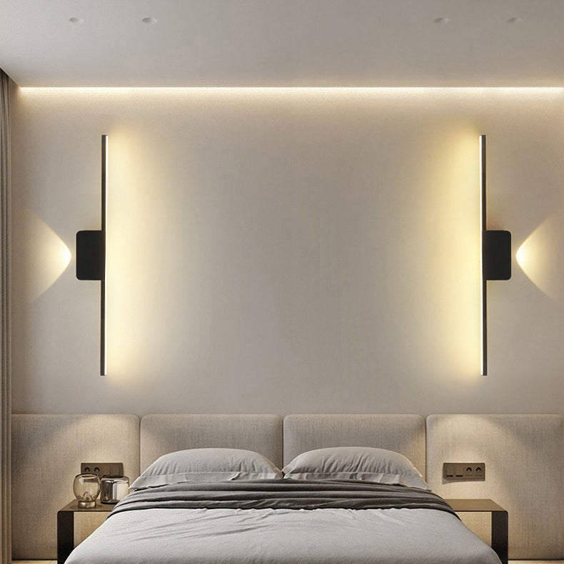 Aluminum Linear Silicone Strip Wall Lamp