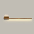 Aluminum Walnut Wood Grain Wall Lamp