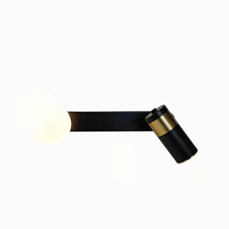 Iron Aluminum Cylinder Rotatable 2-Light Wall Lamp