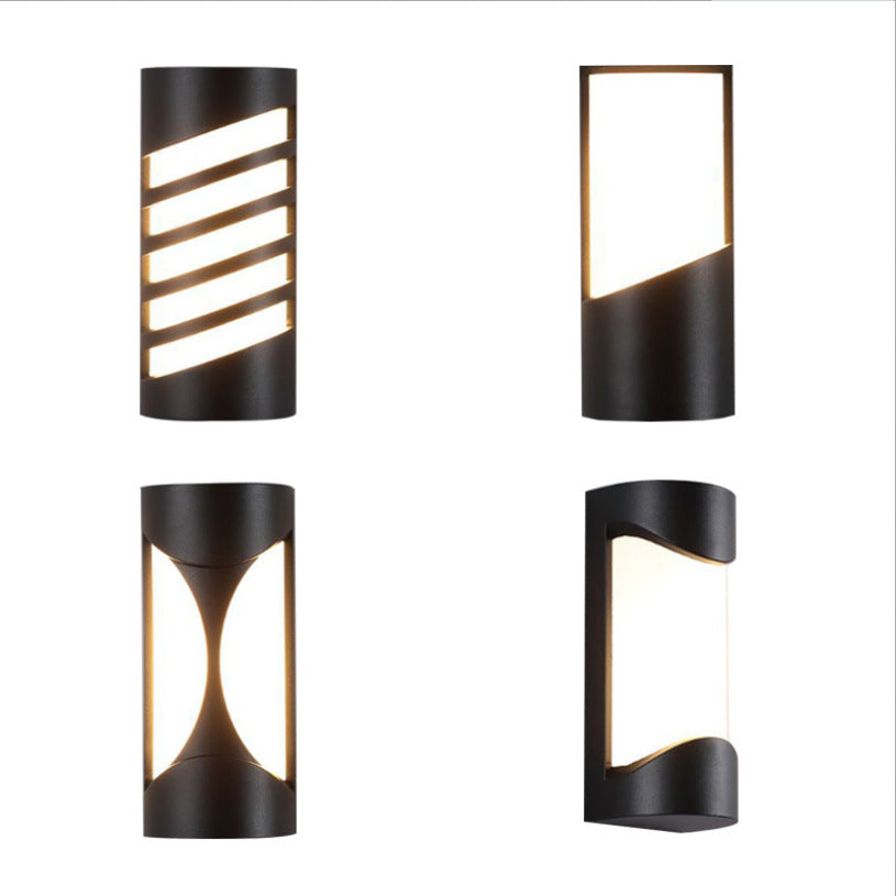 Aluminum Acrylic Semicircle Garden Outdoor Light