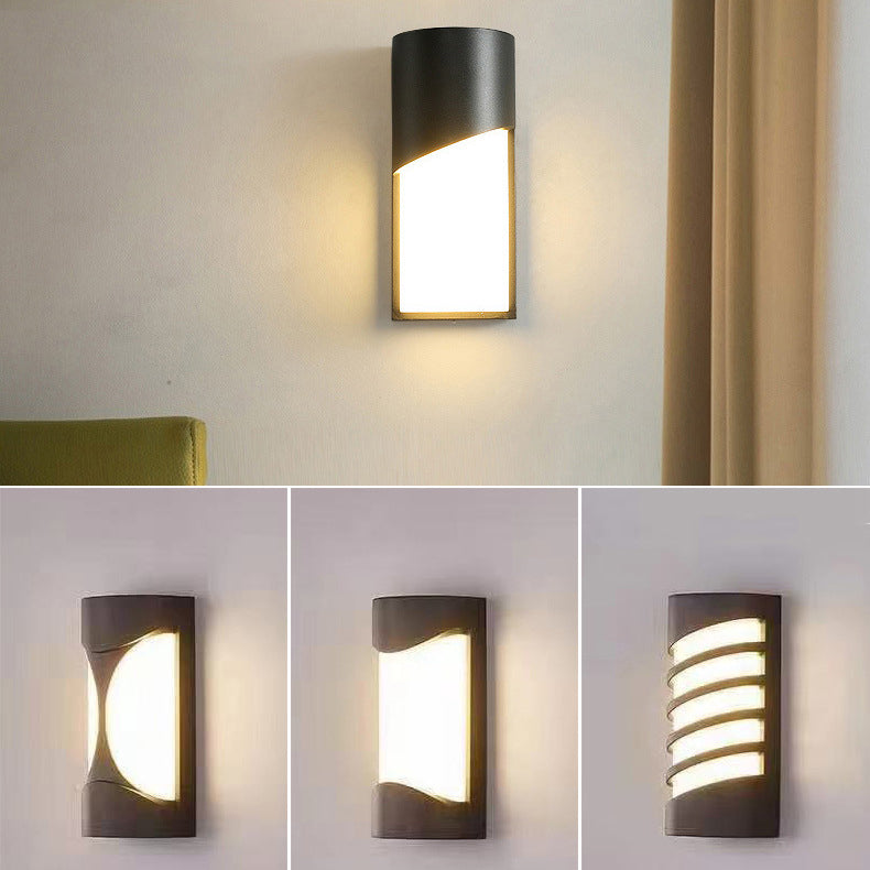 Aluminum Acrylic Semicircle Garden Outdoor Light