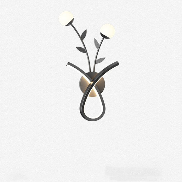 Iron Acrylic Flower Living Wall Lamp