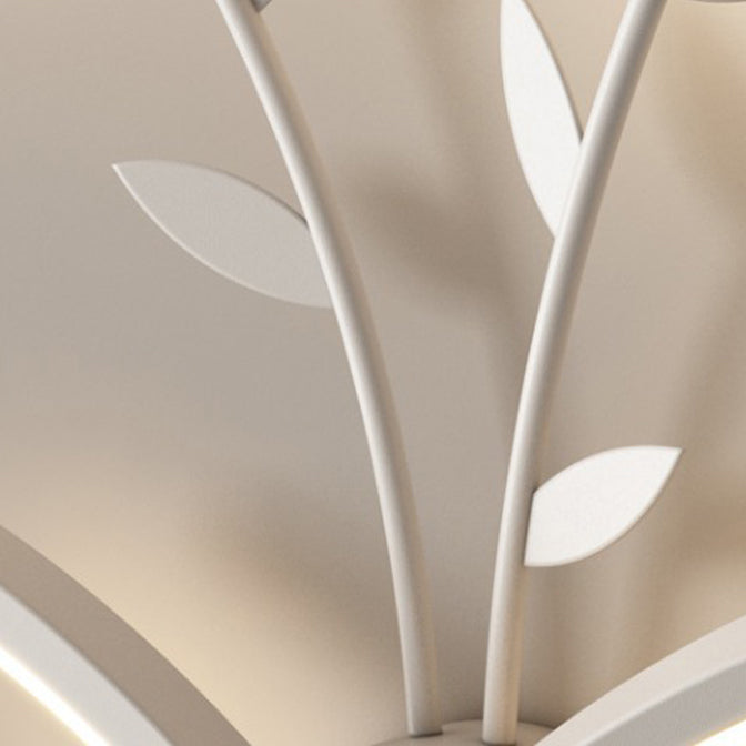 Iron Acrylic Flower Living Wall Lamp