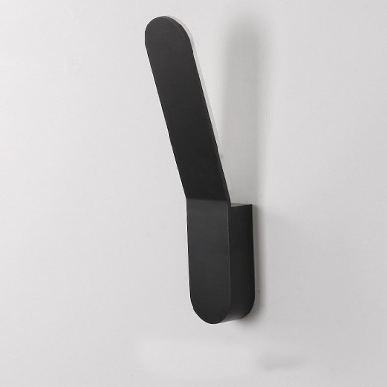 Rounded Aluminum Strip Living Wall Lamp