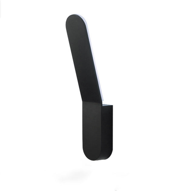 Rounded Aluminum Strip Living Wall Lamp