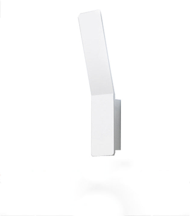 Rounded Aluminum Strip Living Wall Lamp