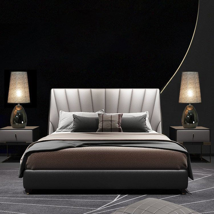 Fabric Hardware Round Bedroom Table Lamp