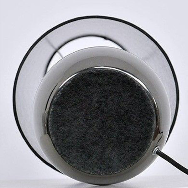 Fabric Hardware Round Bedroom Table Lamp