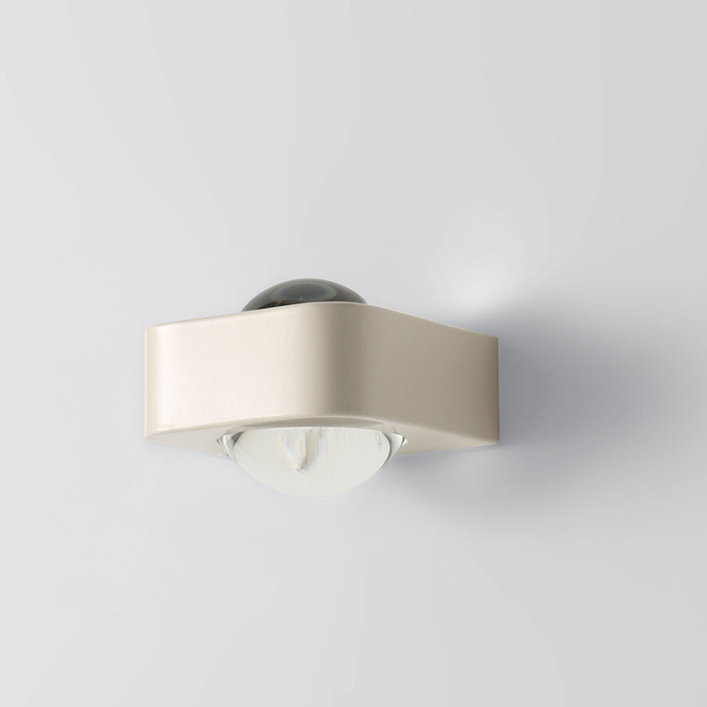 Rounded Corner Square Iron Wall Lamp