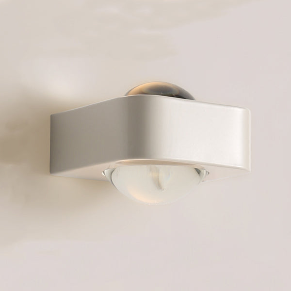 Rounded Corner Square Iron Wall Lamp
