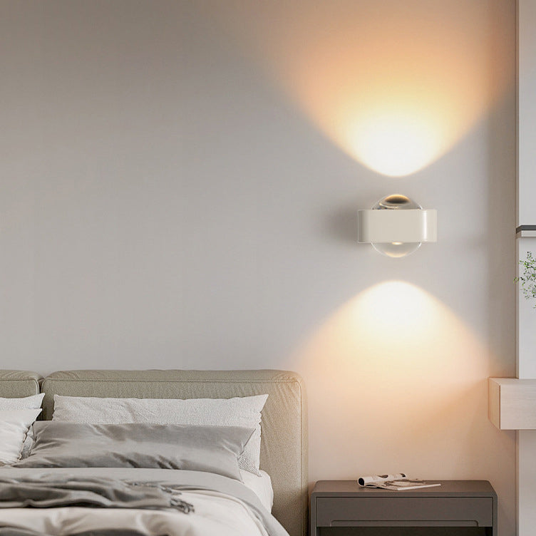 Rounded Corner Square Iron Wall Lamp