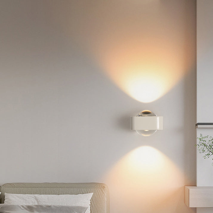 Rounded Corner Square Iron Wall Lamp