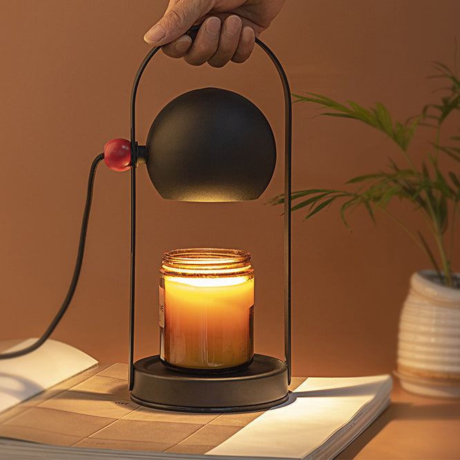 Iron Spherical Portable Melting Table Lamp