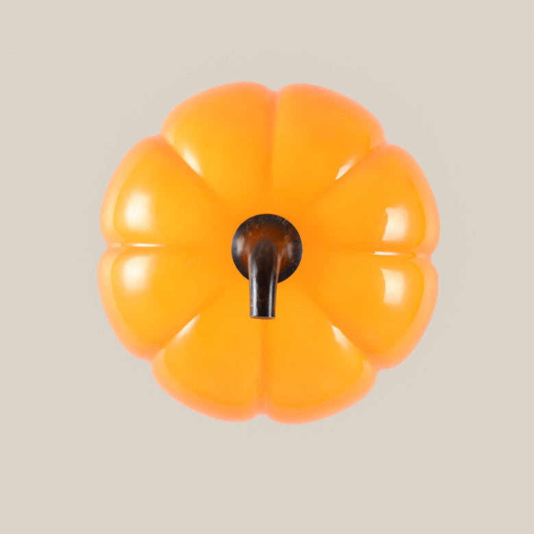 Simulation Vegetable Pumpkin Glass Wall Lamp