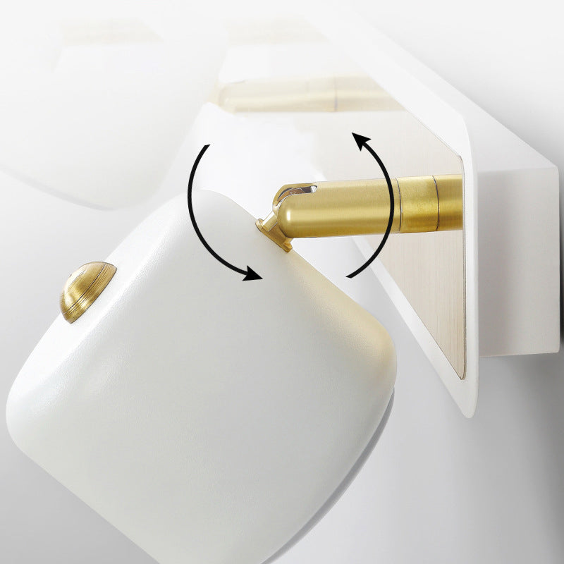 Cylinder Iron Vanity Mirror Wall Lamp