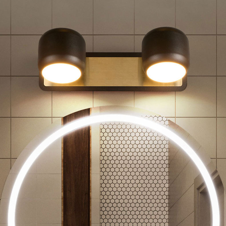 Cylinder Iron Vanity Mirror Wall Lamp