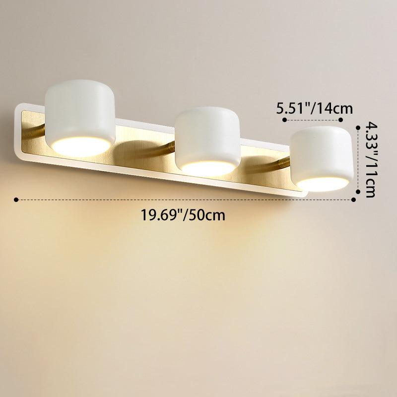 Cylinder Iron Vanity Mirror Wall Lamp
