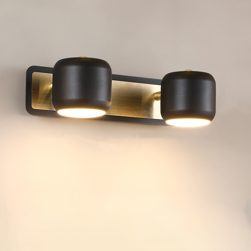 Cylinder Iron Vanity Mirror Wall Lamp
