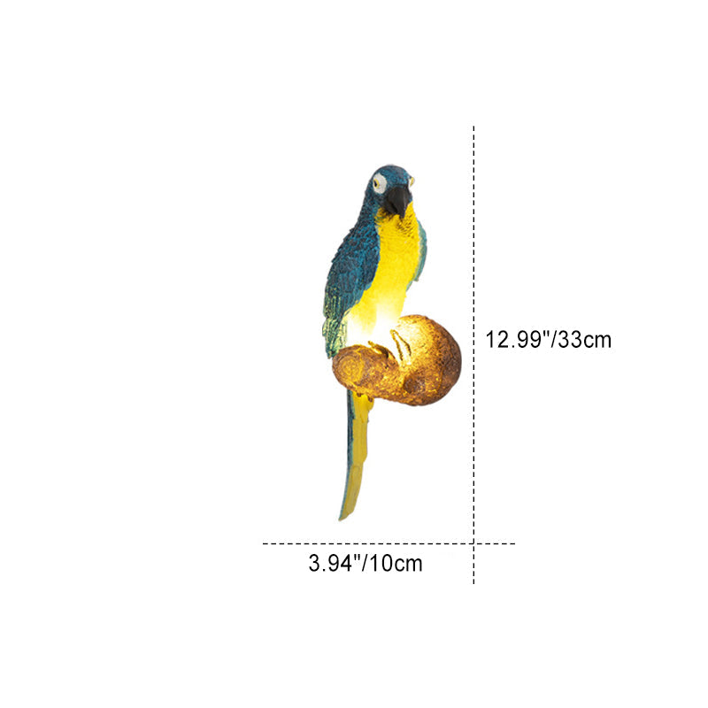 Resin Imitation Animal Toucan Outdoor Light