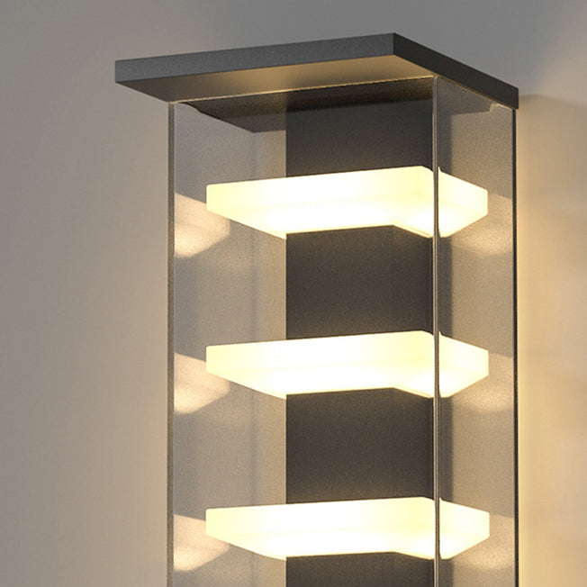 Stainless Steel Acrylic Rectangular Outdoor Light