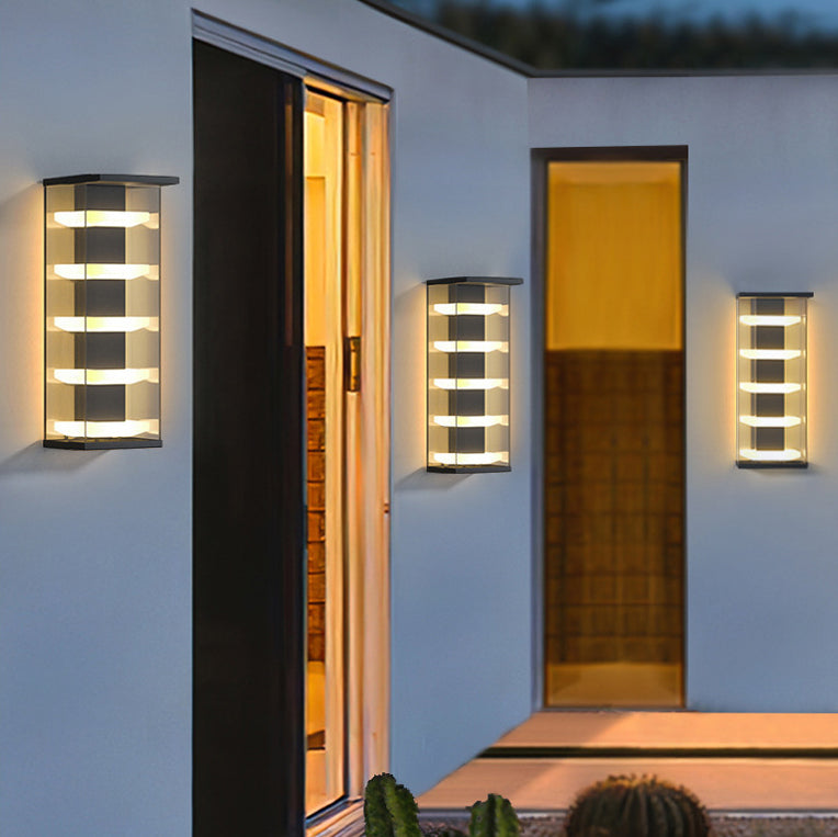 Stainless Steel Acrylic Rectangular Outdoor Light