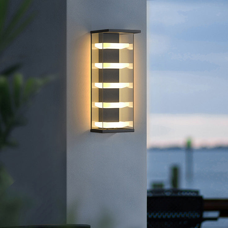 Stainless Steel Acrylic Rectangular Outdoor Light