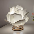 Lotus Flower Fabric Hardware Table Lamp