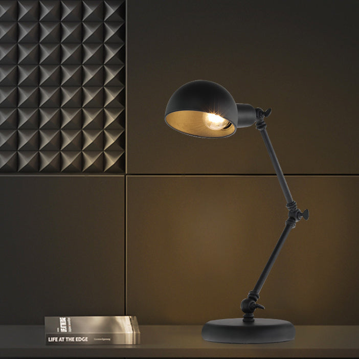 Iron Semicircular Rocker Arm Table Lamp