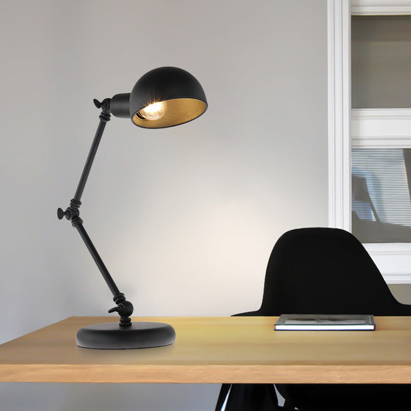 Iron Semicircular Rocker Arm Table Lamp