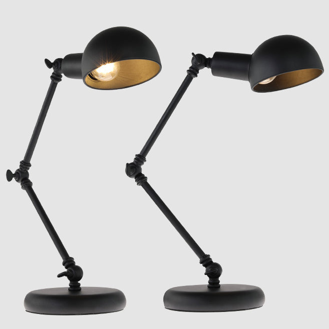 Iron Semicircular Rocker Arm Table Lamp