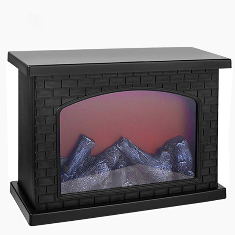 ABS Simulated Flame Fireplace Table Lamp