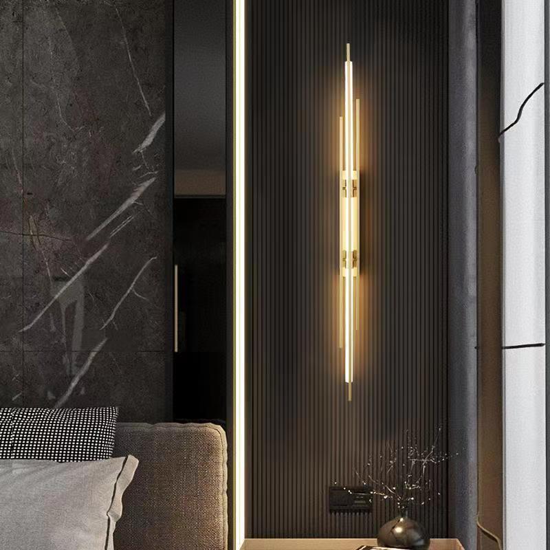 Iron Acrylic Long Strip Wall Lamp