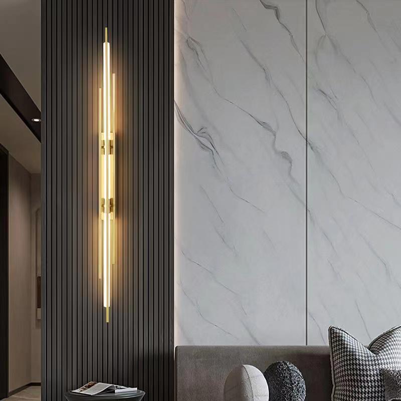Iron Acrylic Long Strip Wall Lamp