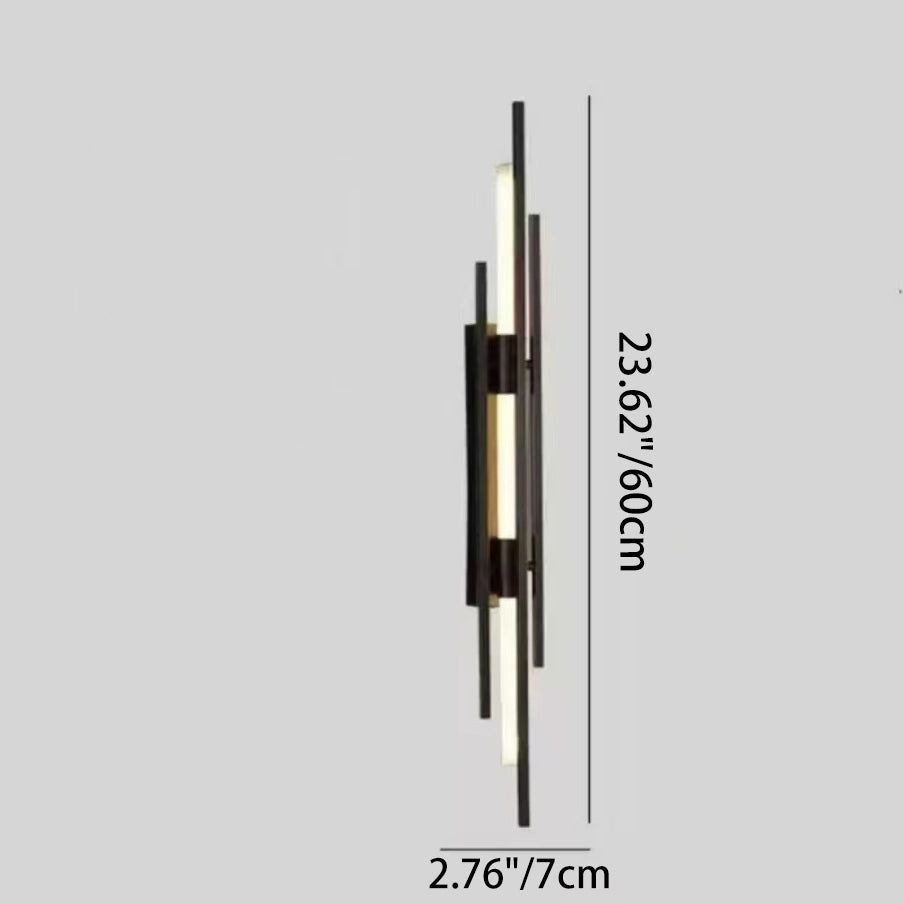 Iron Acrylic Long Strip Wall Lamp