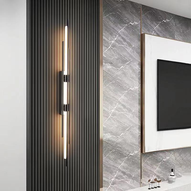 Iron Acrylic Long Strip Wall Lamp
