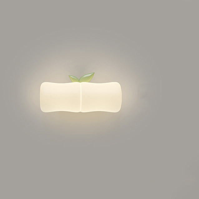 Animal Koala Bamboo PE Wall Lamp