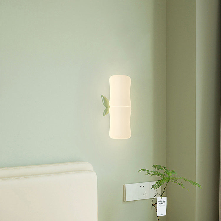Animal Koala Bamboo PE Wall Lamp