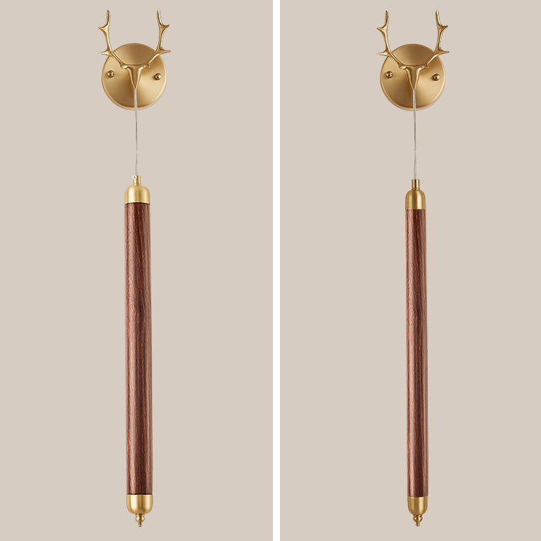 Full Copper Solid Wood Wall Lamp