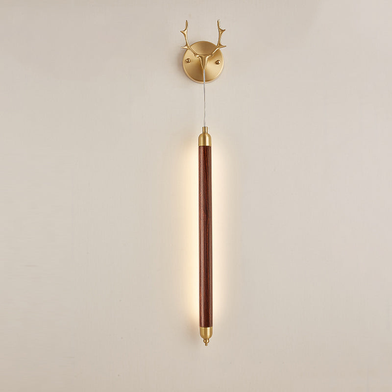 Full Copper Solid Wood Wall Lamp