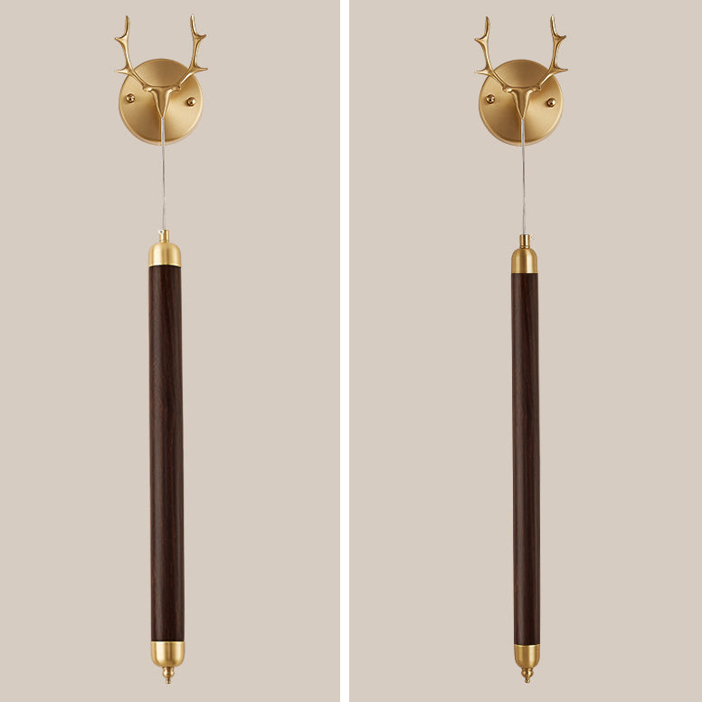 Full Copper Solid Wood Wall Lamp