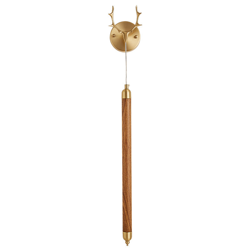 Full Copper Solid Wood Wall Lamp