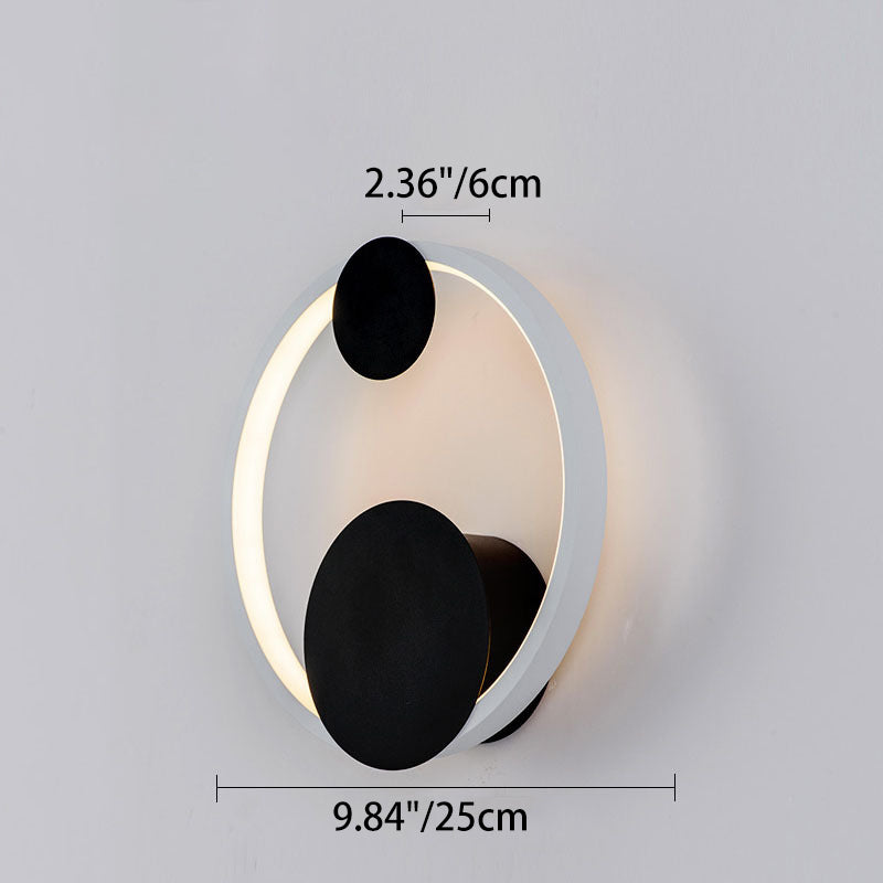 Geometric Circle Ring Iron Wall Lamp