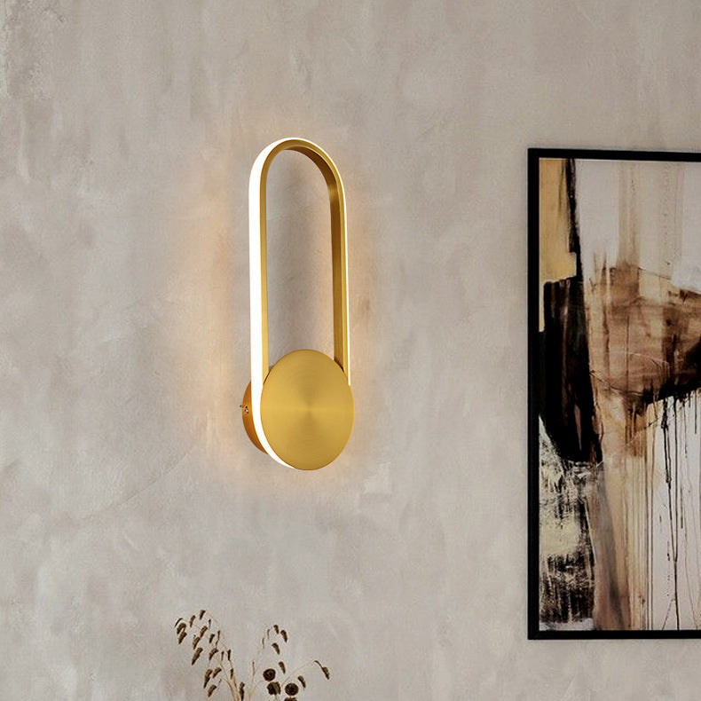 Geometric Circle Ring Iron Wall Lamp