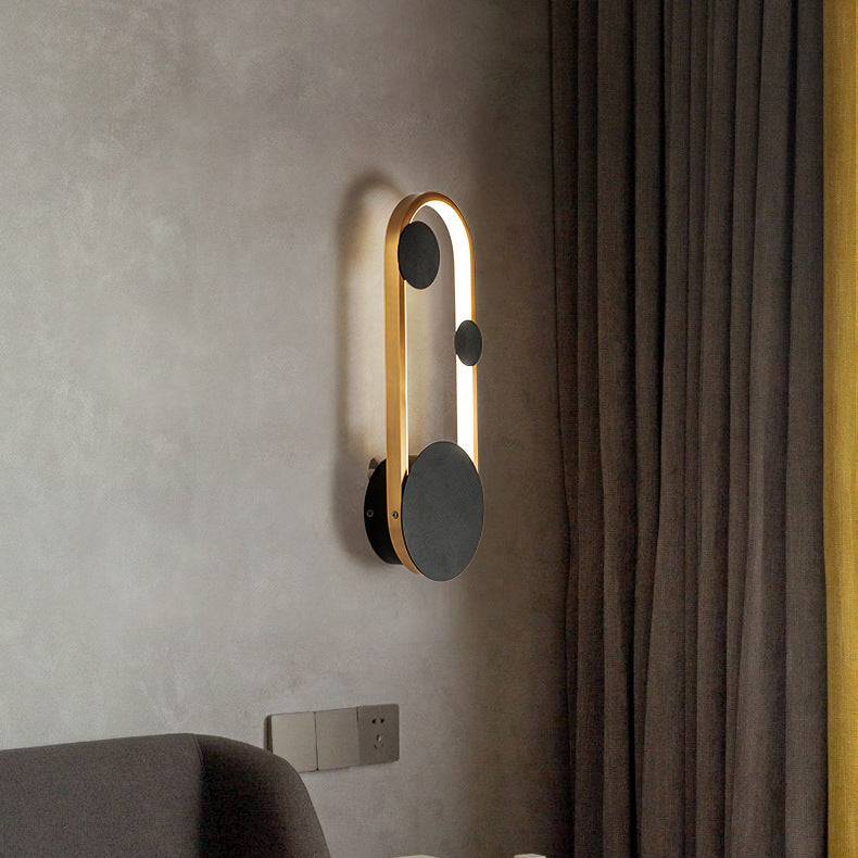 Geometric Circle Ring Iron Wall Lamp