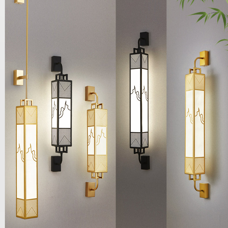 Carbon Steel Imitation Marble Wall Lamp